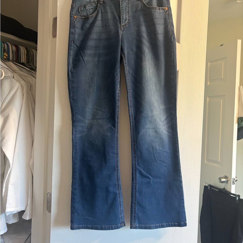 Democracy Dark Blue Flare Jeans